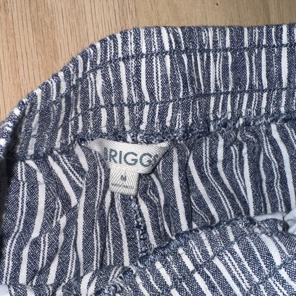 Briggs New York Navy and White Striped Pants - Picture 2 of 8